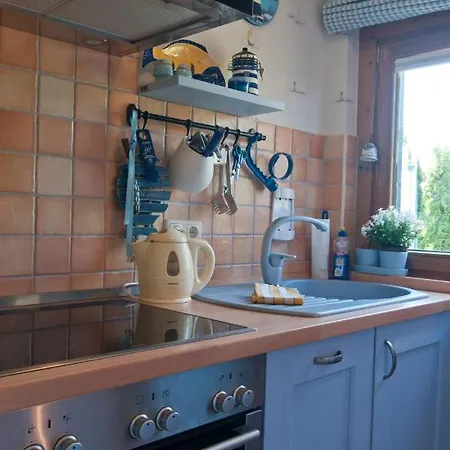 Blaues Haus an der Wohlenberger Wiek Ferienhaus *